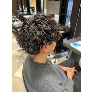 メンズ波巻きスパイラルパーマ