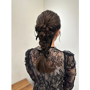 池袋 ヘアセット ヘアアレンジ 編み下ろし♪