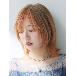 オレンジセクションカラーミディ 【FIRST】酒井心輝