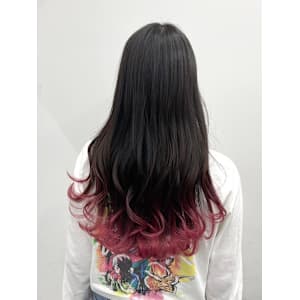 グラデーションカラー レッド