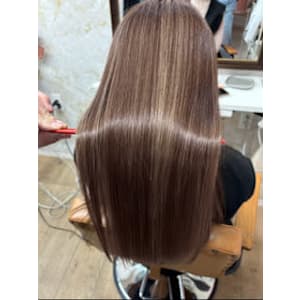 チョコレートブラウン/艶髪/髪質改善/縮毛矯正/梅田