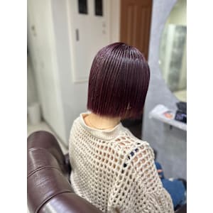 ボルドーレッド - GLADGE池袋/ダブルカラー/ブリーチ【グラッジイケブクロダブルカラーブリーチ】掲載中