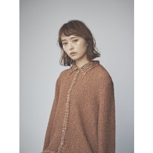 大人可愛いニュアンスラフボブ