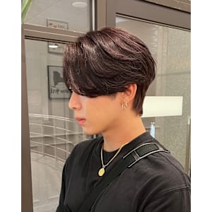 センターパート/フェザーパーマ/毛流れ/ナチュラルカラー