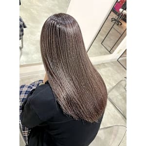 【W_SALON 河原町】ほんのりピンクブラウン/透明感カラ