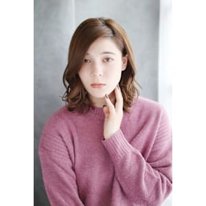 20代30代40代　大人似合わせかきあげレイヤー