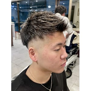 【20代 男性】ロンドンツーブロフェード（大宮/バーバー）