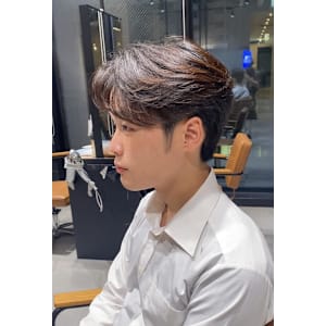 ◎毛流れの綺麗なセンターパート