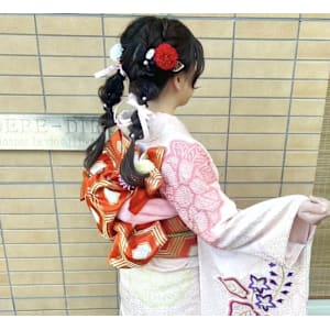 2025 成人式メイク、セット、着付け