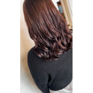 最新コテ巻き風パーマ