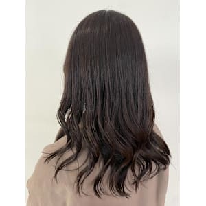 セミロング/レイヤー/ブラウン