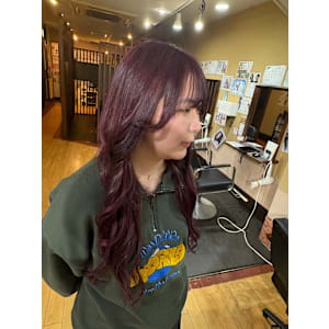 パープルカラー、エクステ