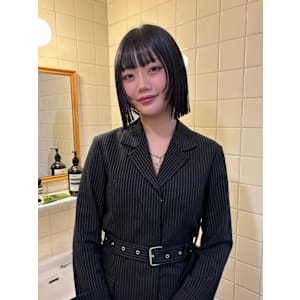 タッセルボブ/顔まわりレイヤー