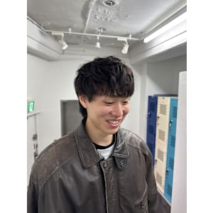 清潔感◎癖毛風ナチュラルメンズウルフ