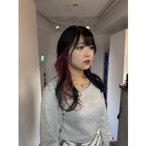 デザインイヤリングインナーカラー♪