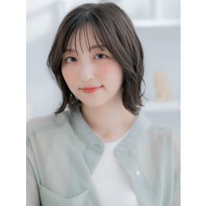 外ハネアッシュグレージュ小顔クセ毛風ボブ　韓国風巻き - mod's hair【モッズヘア】上尾/上尾西口店【モッズヘア アゲオ アゲオニシグチテン】掲載中