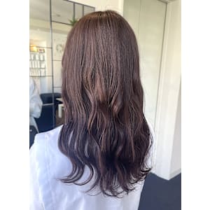 【艶髪】ピンクブラウン/ワインレッド/レイヤーカット