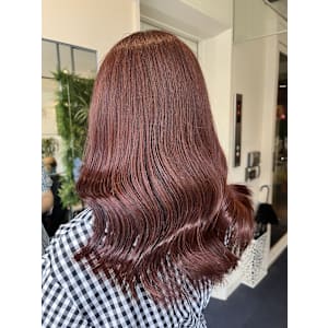 【W_SALON 河原町】ピンクブラウン/ワインレッド/韓国