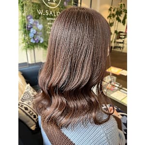 【W_SALON 河原町】チョコレートブラウン/透明感カラー