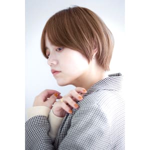 30代・40代/ショートスタイル/ベージュカラー