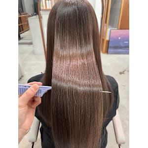 髪質改善カラー/艶髪/ブラウンカラー