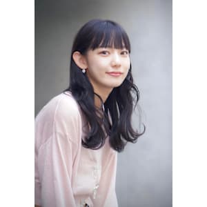 20代・30代/ロングヘア/グレージュカラー