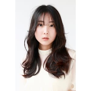 ゆるふわ巻きロングスタイル