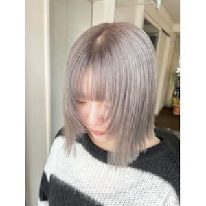 【W_SALON 河原町】グレージュ/ダブル～トリプルカラー