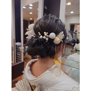 成人式ヘアセットのみ￥9,900★リハーサル付き★　