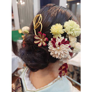 成人式ヘアセットのみ￥9,900★リハーサル付き★