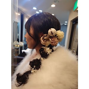 成人式ヘアセットのみ￥9,900★リハーサル付き★