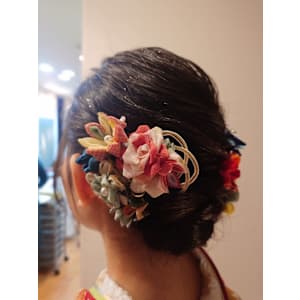 成人式ヘアセットのみ￥9,900★リハーサル付き★