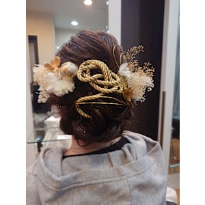 成人式ヘアセットのみ￥9,900★リハーサル付き★