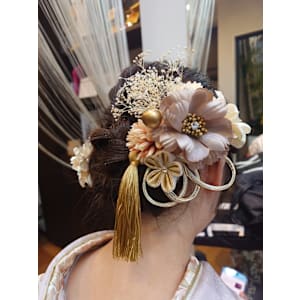 成人式ヘアセットのみ￥9,900★リハーサル付き★