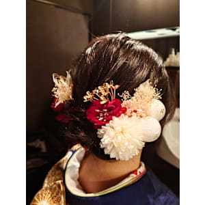 成人式ヘアセットのみ￥9,900★リハーサル付き★