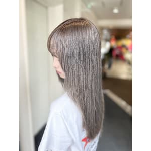 【W_SALON 河原町】スモーキーグレージュ/レイヤー