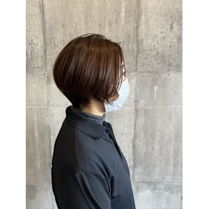 前髪なしの大人ショート＊ARCH Sayaka＊