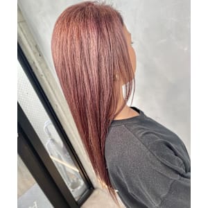 ピンクベージュ/ダブルカラー/ピンク/ベージュ