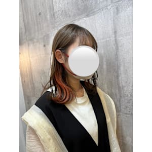 アプリコットオレンジ/インナーカラー