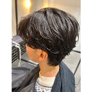 毛流れメンズパーマ