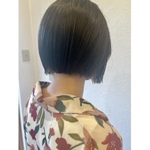 大人可愛い/艶ボブ/ナチュラル