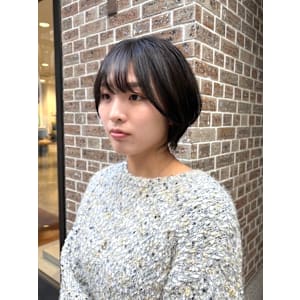 丸みショート/ダークグレー/メルティショート