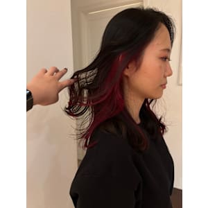 インナー／レッド／赤/ミディアム／ワインレッド