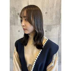 アッシュブラウン/髪質改善トリートメント