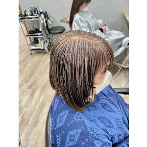 G 白髪ぼかしハイライト細め