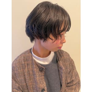 ショート×パーマ