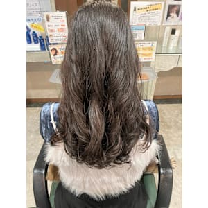 コテ巻き風デジタルパーマ