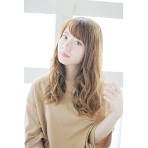 透明感/ゆるふわ巻き/ミックス巻き/マロンベージュ