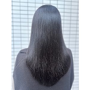 艶髪ストレートパーマ/レイヤーカット/バイカルテトリート