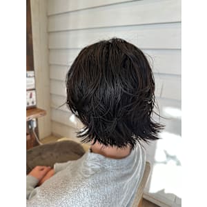 癖毛風メンズパーマ